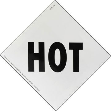 Elevated Temperature Liquid HOT Marking - Polycoated Tagboard