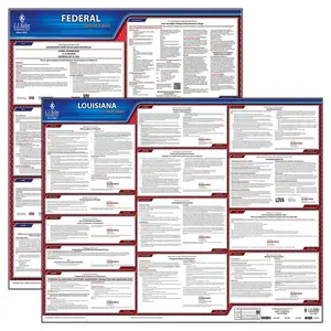 Louisiana & Federal Labor Law Posters - State & Federal Poster Set, English Main Image