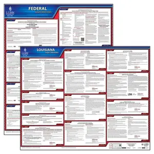 Louisiana & Federal Labor Law Posters - State & Federal Poster Set, Spanish