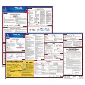 Maryland & Federal Labor Law Posters - State & Federal Poster Set, English Main Image