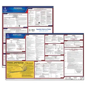 Maryland & Federal Labor Law Posters - State & Federal Poster Set, Spanish Main Image