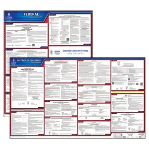 District of Columbia & Federal Labor Law Posters - State & Federal Poster Set, Spanish Main Image