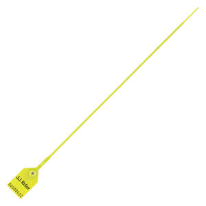 Heavy-Duty Pull-Tight Plastic Security Seal - Stock, 12", Yellow Main Image