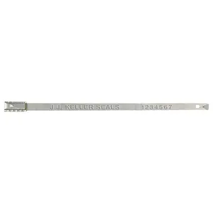 Flat-End Metal Embossed Seal - Stock, Unpainted Main Image