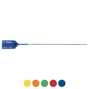 Ultralight-Duty Pull-Tight Plastic Seal - Stock, 9", Blue Main Image