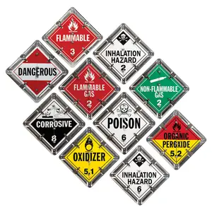 Aluminum Flip Placard - 10 Legend, Worded - Standard Panel, Unpainted Back Plate Main Image