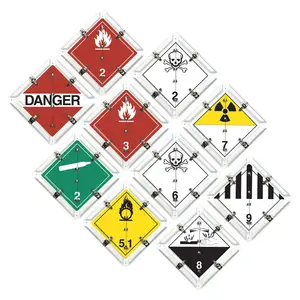 Canadian Flip-File Placard - 10 Legend, Wordless, White Back Plate Main Image