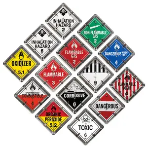 Aluminum Flip Placard - 14 Legend, Worded, Unpainted Back Plate Main Image