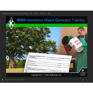 RCRA Hazardous Waste Generator Training - Online Course