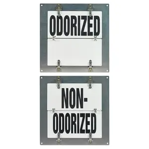 Odorized/Non-Odorized Flip-File Sign - Small, 2-Legend Main Image