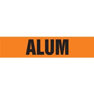 Alum Pipe Marker - ASME/ANSI
