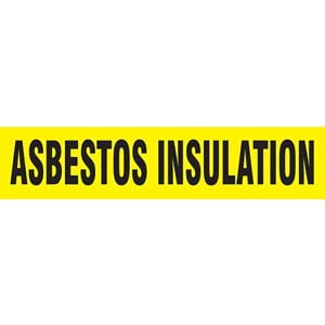 Asbestos Insulation Pipe Marker - ASME/ANSI Main Image