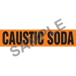 Caustic Soda Pipe Marker - ASME/ANSI Main Image