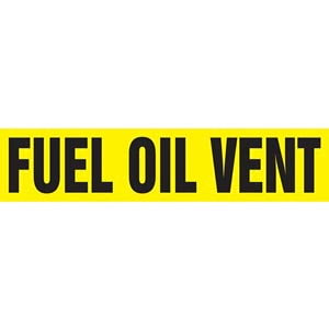 Fuel Oil Vent Pipe Marker - ASME/ANSI