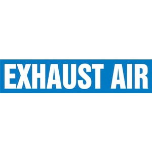 Exhaust Air Pipe Marker - ASME/ANSI
