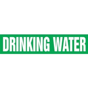 Drinking Water Pipe Marker - ASME/ANSI Main Image