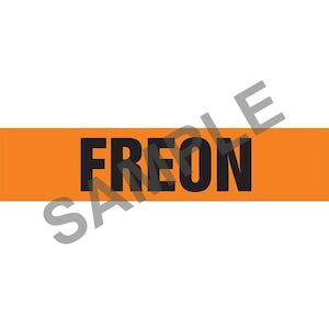 Freon Pipe Marker - ASME/ANSI Main Image