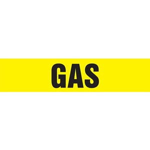 Gas Pipe Marker - ASME/ANSI