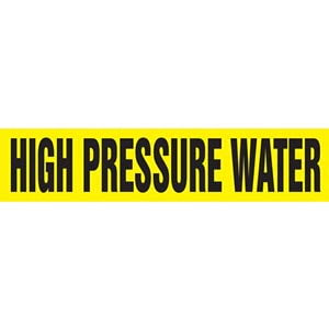 High Pressure Water Pipe Marker - ASME/ANSI