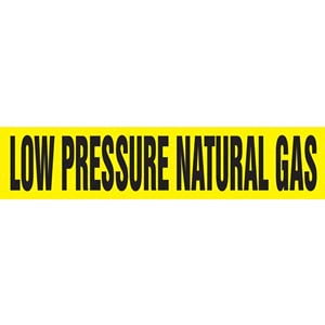 Low Pressure Natural Gas Pipe Marker - ASME/ANSI Main Image