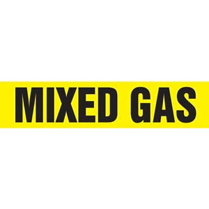 Mixed Gas Pipe Marker - ASME/ANSI