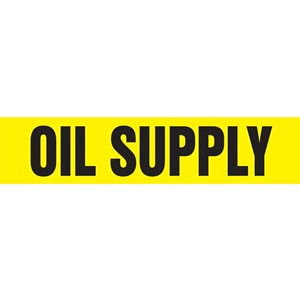 Oil Supply Pipe Marker - ASME/ANSI Main Image