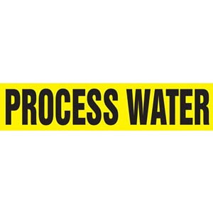 Process Water Pipe Marker - ASME/ANSI Main Image