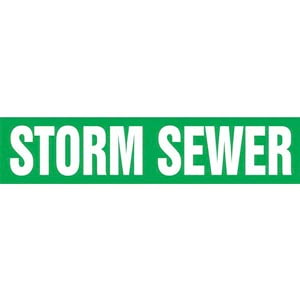 Storm Sewer Pipe Marker - ASME/ANSI