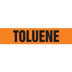 Toluene Pipe Marker - ASME/ANSI
