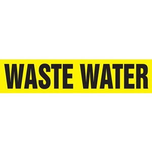 Waste Water Pipe Marker - ASME/ANSI