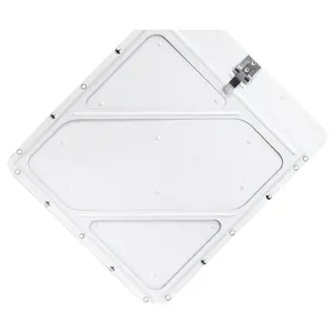 Heavy-Duty Riveted Aluminum Placard Holder - White, 11.88” W x 13.81” L x .25” H Main Image