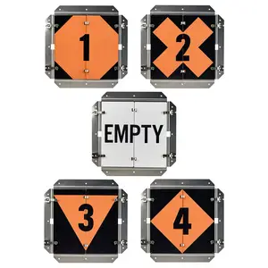 Department of Defense Fire Division Flip Signs - Large Main Image