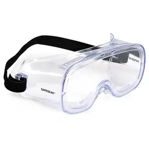 J. J. Keller® SAFEGEAR® Direct Vent Safety Goggles - Clear Frame, Clear Lens Main Image