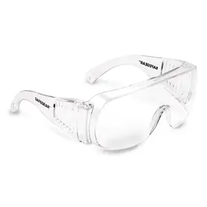 J. J. Keller® SAFEGEAR® Over-The-Glasses Safety Glasses - Clear Frame, Clear Lens Main Image