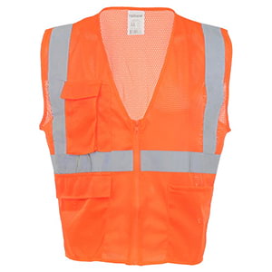 4XL/5XL Safety Vest, Orange