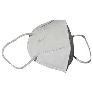 Disposable KN95 5-Layer White Face Mask - 10 per pack Main Image