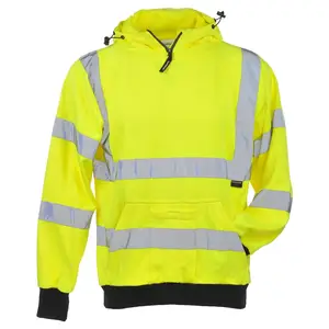 J. J. Keller® SAFEGEAR® Premium Hooded Pullover Sweatshirt Type R Class 3 - Large Main Image