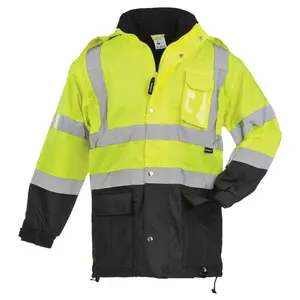 J. J. Keller® SAFEGEAR® Fleece-Lined Parka Jacket Type R Class 3 - 5X-Large Main Image