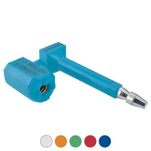 J. J. Keller® Coated Pin Bolt Seal - Stock, Model #: HBSCP8, Blue Main Image