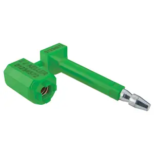 J. J. Keller® Coated Pin Bolt Seal - Stock, Model #: HBSCP8, Green Main Image