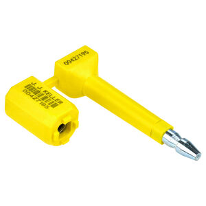 J. J. Keller® Coated Pin Bolt Seal - Stock, Model #: HBSCP8, Yellow Main Image
