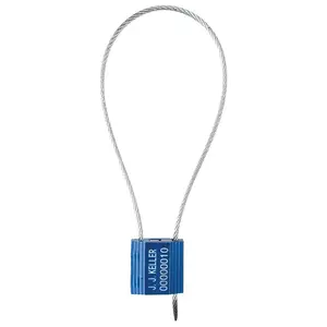 J. J. Keller® 2.5mm Cable Seal, Model #: SCS250 - Stock, 12", Blue Main Image