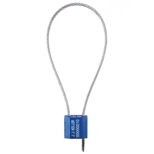 J. J. Keller® 3.25mm Cable Seal, Model #: HCS325 - Stock, 14", Blue Main Image