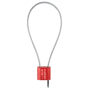 J. J. Keller® 3.25mm Cable Seal, Model #: HCS325 - Stock, 14", Red Main Image
