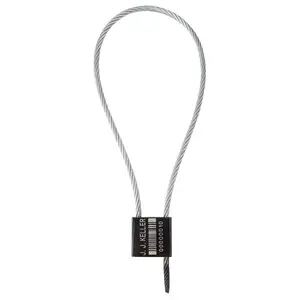 J. J. Keller® 4.0mm Cable Seal, Model#: HCS400 - Stock, Barcoded, 16", Black Main Image
