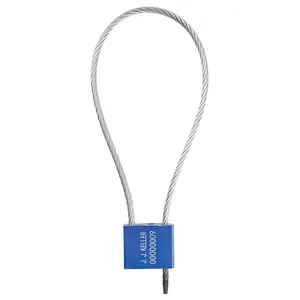 J. J. Keller® 5.0mm Cable Seal, Model #: HCS500 - Stock, 18", Blue Main Image