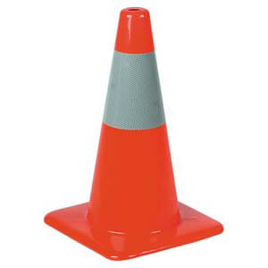 Traffic Cone w/ Reflective Collar - 18"