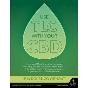 Use TLC With Your CBD - Motor Carrier Safety Poster