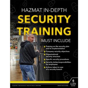 Hazmat In-Depth Security Training - Hazmat Transportation Poster