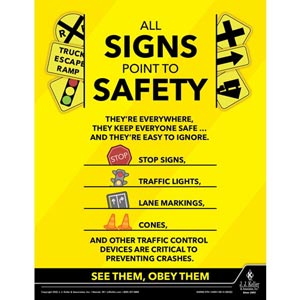 All Signs Point To Safety - Motor Carrier Safety Poster